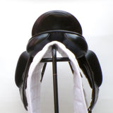 Albion Fabrento Dressage Saddle, 17" Wide (Adjusta Model), Black (SKU146)