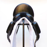Collegiate Integrity Monoflap Dressage Saddle, Adjustable, 17", Black (SKU243) - BUY IT NOW