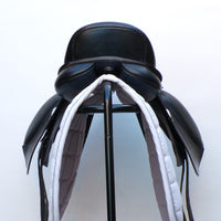 Bates Pony Dressage Saddle - Size 16", Black (SKU541)