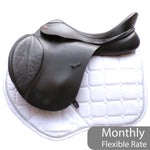 Kent and Masters Original High Wither GP saddle, Adjustable Gullet, 17.5", Black (SKU484)