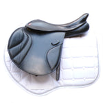 Albion K2 CC (Cob/Connemara) Jump Saddle - 16.5" Wide (Adjusta Model) Black (SKU429) - BUY IT NOW