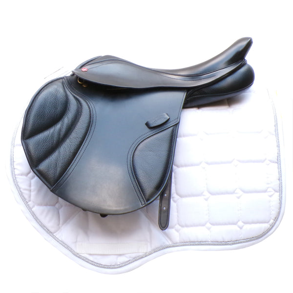 Albion K2 CC (Cob/Connemara) Jump Saddle - 16.5" Wide (Adjusta Model) Black (SKU429) - BUY IT NOW