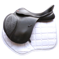 Kent and Masters Original High Wither GP saddle, Adjustable Gullet, 17.5", Black (SKU484) - BUY IT NOW
