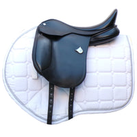 Bates Pony Dressage Saddle - Size 16", Black (SKU541) - BUY IT NOW