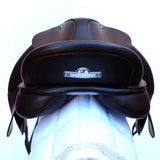 Bates Pony Dressage Saddle (Long Flap) - Size 15", Brown (SKU536)