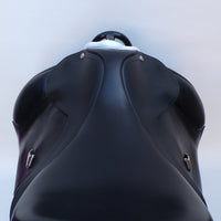 Bates Pony Dressage Saddle - Size 16", Black (SKU541)