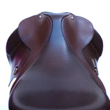 Bates Pony Dressage Saddle (Long Flap) - Size 15", Brown (SKU536)