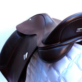 Bates Pony Dressage Saddle (Long Flap) - Size 15", Brown (SKU536)