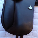 Bates Pony Dressage Saddle (Long Flap) - Size 15", Brown (SKU536)