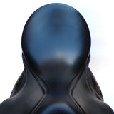 Collegiate Integrity Monoflap Dressage Saddle, Adjustable, 17", Black (SKU243) - BUY IT NOW