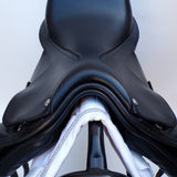 Bates Pony Dressage Saddle - Size 16", Black (SKU541)