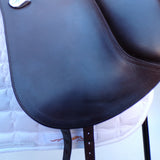 Bates Pony Dressage Saddle (Long Flap) - Size 15", Brown (SKU536)