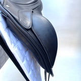 Bates Artiste Dressage Saddle - Size 1 (17-17.5") Black (Easy Change System) (SKU358) - BUY IT NOW