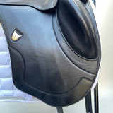 Bates Artiste Dressage Saddle - Size 1 (17-17.5") Black (Easy Change System) (SKU358) - BUY IT NOW