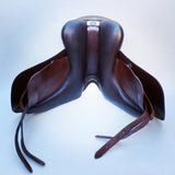 Bates Pony Dressage Saddle (Long Flap) - Size 15", Brown (SKU536)
