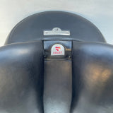 Bates Artiste Dressage Saddle - Size 1 (17-17.5") Black (Easy Change System) (SKU358) - BUY IT NOW