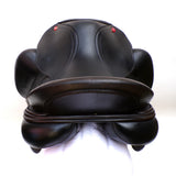 Albion Fabrento Dressage Saddle, 17" Wide (Adjusta Model), Black (SKU146)