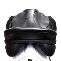 Kent and Masters Original High Wither GP saddle, Adjustable Gullet, 17.5", Black (SKU484)