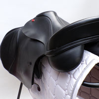 Kent and Masters Original High Wither GP saddle, Adjustable Gullet, 17.5", Black (SKU484)