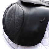 Kent and Masters Original High Wither GP saddle, Adjustable Gullet, 17.5", Black (SKU484)