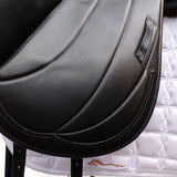 Albion Fabrento Dressage Saddle, 17" Wide (Adjusta Model), Black (SKU146)