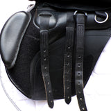 Kent and Masters Original High Wither GP saddle, Adjustable Gullet, 17.5", Black (SKU484)
