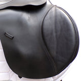 Kent and Masters Original High Wither GP saddle, Adjustable Gullet, 17.5", Black (SKU484)