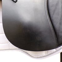 Kent and Masters Original High Wither GP saddle, Adjustable Gullet, 17.5", Black (SKU484)
