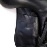 Albion Fabrento Dressage Saddle, 17" Wide (Adjusta Model), Black (SKU146)