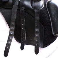 Kent and Masters Original High Wither GP saddle, Adjustable Gullet, 17.5", Black (SKU484)