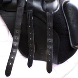 Kent and Masters Original High Wither GP saddle, Adjustable Gullet, 17.5", Black (SKU484)