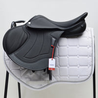 Albion K4 Sport Dual-Flap Jump saddle - 17" MW  (Adjusta Model) Black (SKU424) NEW - BUY IT NOW