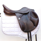 Bates Advanta Monoflap XC / Jump saddle (Adjustable), 17.5", Brown (Easy Change System) (SKU550) - BUY IT NOW
