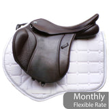 GFS Transition PX Jump Saddle S706, Adjustable Gullet - 16.5" Brown (SKU556)