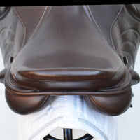 Premier Equine Deauville Leather monoflap Saddle, Adjustable, 17.5" Brown (SKU364) - BUY IT NOW