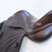 Premier Equine Deauville Leather monoflap Saddle, Adjustable, 17.5" Brown (SKU364) - BUY IT NOW