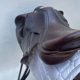 Bates Advanta Monoflap XC / Jump saddle (Adjustable), 17.5", Brown (Easy Change System) (SKU550) - BUY IT NOW