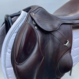 Bates Advanta Monoflap XC / Jump saddle (Adjustable), 17.5", Brown (Easy Change System) (SKU550) - BUY IT NOW