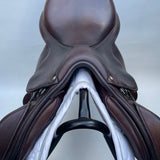 Bates Advanta Monoflap XC / Jump saddle (Adjustable), 17.5", Brown (Easy Change System) (SKU550) - BUY IT NOW