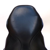 Kent and Masters Pony Club Long Leg saddle, Adjustable Gullet, 16.5", Black (SKU373)