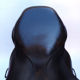 Kent and Masters Pony Club Long Leg saddle, Adjustable Gullet, 16.5", Brown (SKU546)
