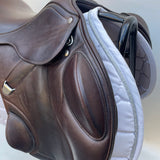 Bates Advanta Monoflap XC / Jump saddle (Adjustable), 17.5", Brown (Easy Change System) (SKU550) - BUY IT NOW