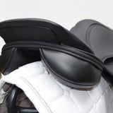 Albion K4 Sport Dual-Flap Jump saddle - 17" MW  (Adjusta Model) Black (SKU424) NEW - BUY IT NOW