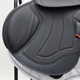 Albion K4 Sport Dual-Flap Jump saddle - 17" MW  (Adjusta Model) Black (SKU424) NEW - BUY IT NOW