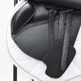 Albion K4 Sport Dual-Flap Jump saddle - 17" MW  (Adjusta Model) Black (SKU424) NEW