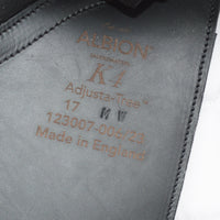 Albion K4 Sport Dual-Flap Jump saddle - 17" MW  (Adjusta Model) Black (SKU424) NEW