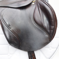 Kontact Lite Monoflap Jump Saddle 17.5" Medium, Brown (SKU442)