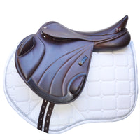 Premier Equine Deauville Leather monoflap Saddle, Adjustable, 17.5" Brown (SKU364) - BUY IT NOW