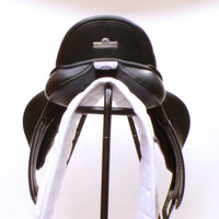 Bates Innova Dressage Saddle (Flocked) - Size 1 (17-17.5") Black (Easy Change System) (SKU417) - BUY IT NOW
