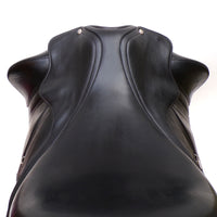 Bates Innova Dressage Saddle (Flocked) - Size 1 (17-17.5") Black (Easy Change System) (SKU417)